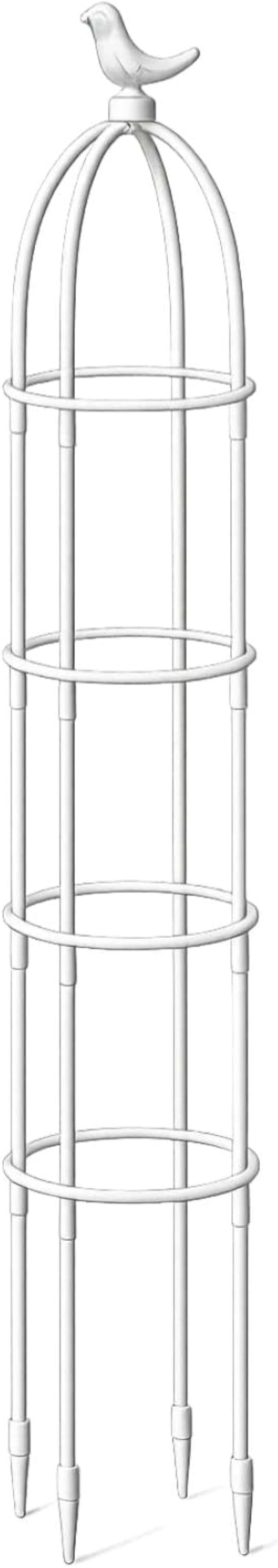 簡単組立＆設置 バラ用 オベリスク 幅 高さ トレリス 金属製 植物 サポート 誘引 ...