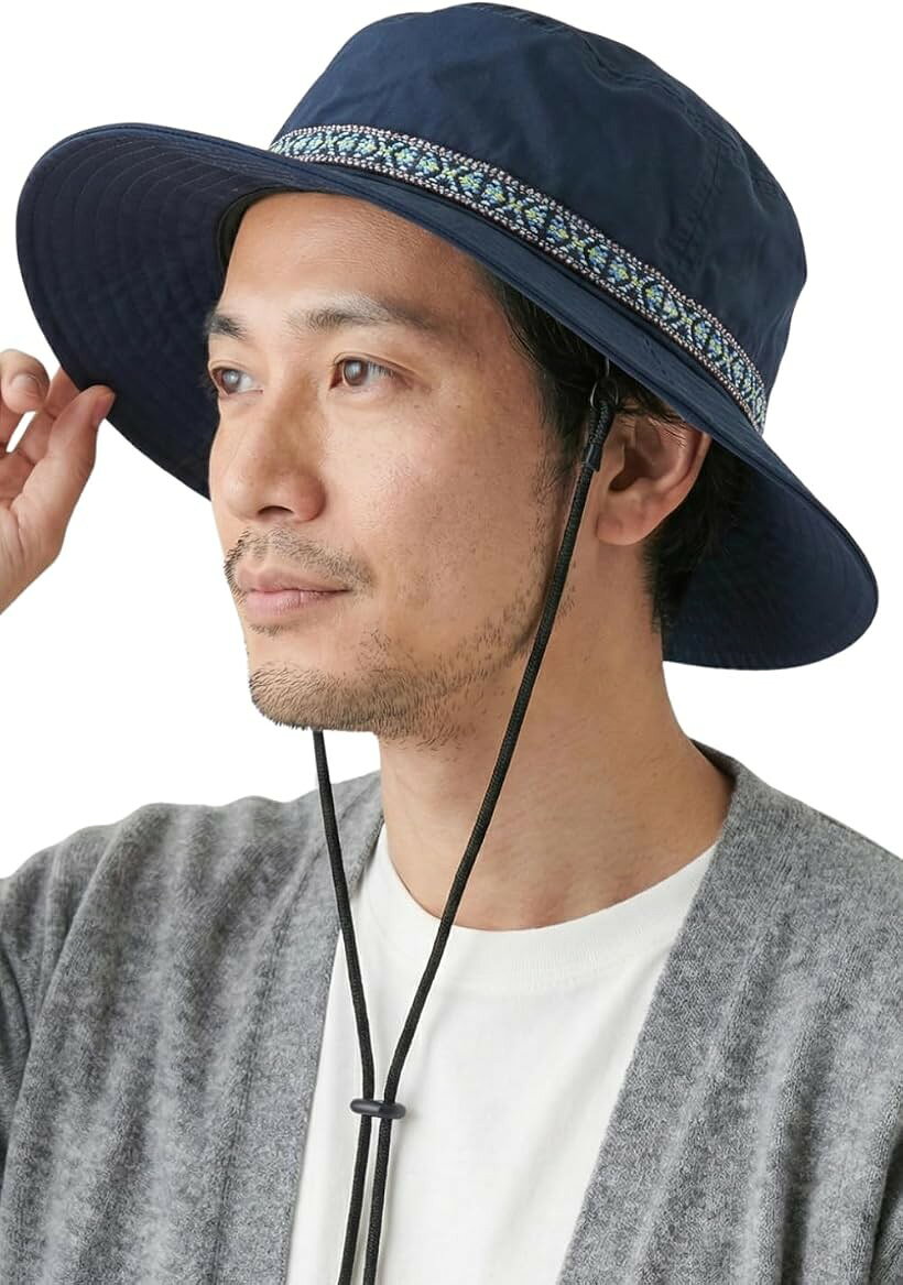 ヴァレリア 撥水 アドベンチャーハット 帽子 チロリアン メンズ アウトドア サイズ...