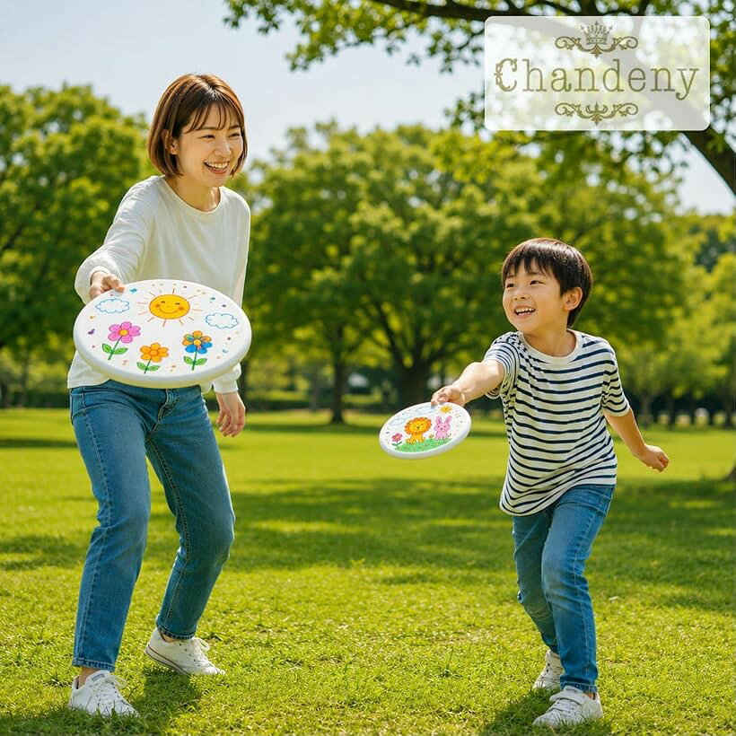ホリックのお絵描き用フリスビー 子ども 大人 DIY 塗り絵 知育玩具 対象年齢6歳以上 屋外 (直径27.5cm 大人用)｜アングル3