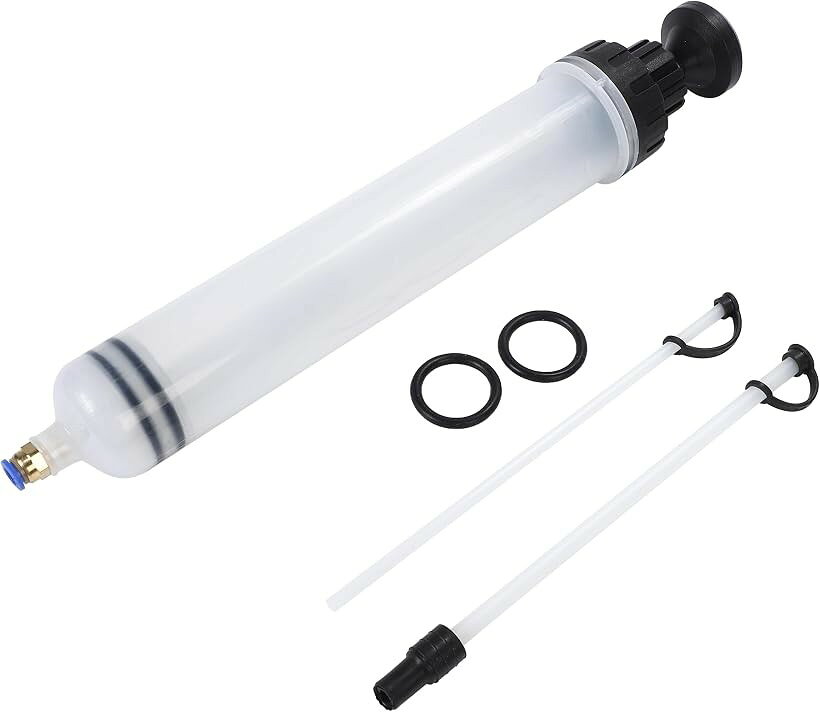 オイルサクションガン 500ml 手動 オイル交換 ポンプ シリンジ 注射器 車 バイク 整備