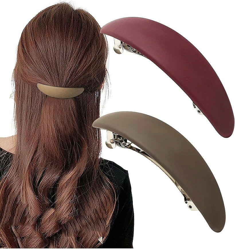 楽天市場】ワインレッド（バレッタ｜ヘアアクセサリー）：レディース