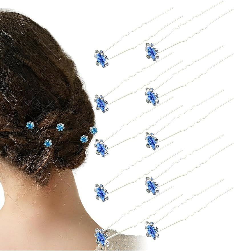 楽天市場】ブルー 青（ヘアピン｜ヘアアクセサリー）：レディース