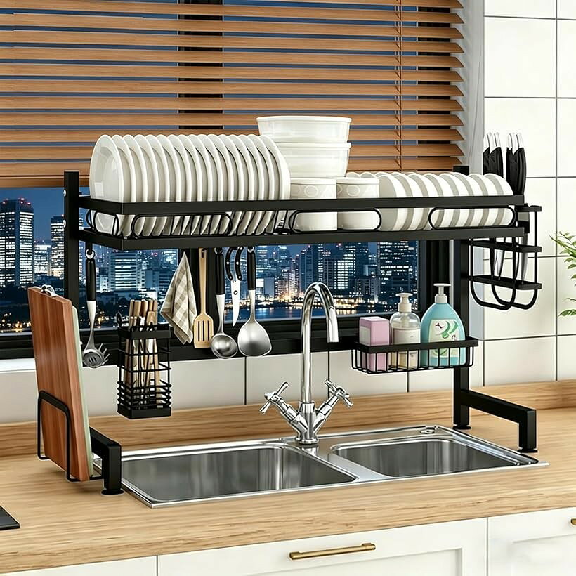 楽天市場】収納棚（水切りラック｜キッチン整理用品）：キッチン用品