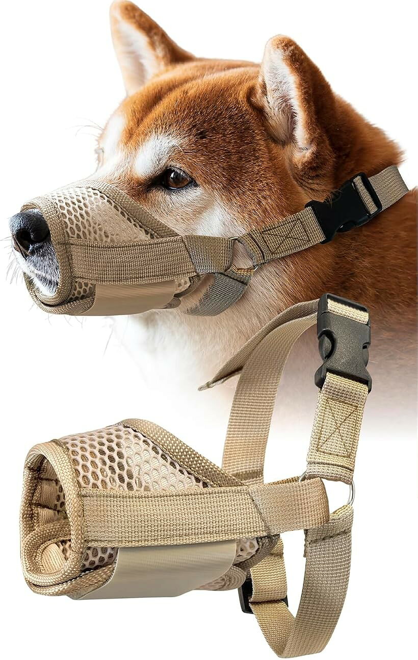 バリエーションコード : 2b9xvqq0wr商品コード2b9xvwxcd6商品名犬 口輪 中型犬 小型犬 獣医師監修 優しく包む口輪メッシュ生地 噛みつき防止ブランドETLIFEカラーブラウンサイズ等Sペット用品専門会社 x 獣医師が開発 ： 優しく包む犬用口輪。口輪のデザインを柔らかに、周囲からの印象も柔らかに。愛犬に優しい素材で開発しました。自然な色合いで柔らかなデザイン ： 口輪は「周囲からの理解」が肝心。お散歩、病院、トリミングで口輪付けると周りが怖がってしまう。そんな声から、周囲からの印象も柔らかになる可愛い自然なデザインを目指しました。愛犬にも優しい口輪 ： 思いやりは愛犬にも伝わるからしっかりメッシュ生地と鼻先ふんわりクッションでふわっと包みこむ思いやり構造。テープは触ってもチクチクしない、毛もつきにくいペット仕様です。独自開発 三点で固定で外れにくい。 ： 首輪のような構造を一部に採用し簡単に取れにくいです。吠え癖や噛み癖の躾をしっかりサポートします。口輪選びはサイズが命 ： 口輪の長さ以外はすべての箇所のサイズを調整できます。小型犬～大型犬まで1mm単位で調整可能です。細かなサイズはしっかりとサイズチャートを元にご購入前に必ずご確認ください。※ 他ネットショップでも併売しているため、ご注文後に在庫切れとなる場合があります。予めご了承ください。※ 品薄または希少等の理由により、参考価格よりも高い価格で販売されている場合があります。ご注文の際には必ず販売価格をご確認ください。※ 沖縄県、離島または一部地域の場合、別途送料の負担をお願いする場合があります。予めご了承ください。※ お使いのモニタにより写真の色が実際の商品の色と異なる場合や、イメージに差異が生じることがあります。予めご了承ください。※ 商品の詳細（カラー・数量・サイズ 等）については、ページ内の商品説明をご確認のうえ、ご注文ください。※ モバイル版・スマホ版ページでは、お使いの端末によっては一部の情報が表示されないことがあります。すべての記載情報をご確認するには、PC版ページをご覧ください。