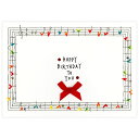 バースデーカード 二つ折りラグジュアリーカード 譜面 KC-95 フロンティア Birthday Card グリーティングカード お誕生お祝い