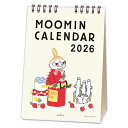 2026 カレンダー 卓上 ホールマーク ムーミン リトルミイ 縦長タイプ YDC-845-605 (ホ-31) 両面印刷 Moomin