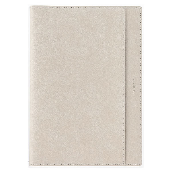 2026 ダイアリー 手帳 レイメイ フォルダイアリー A5 グレー RFD2603N （レイ-01） マンスリー＋別冊ノート 2025年12月～2027年3月