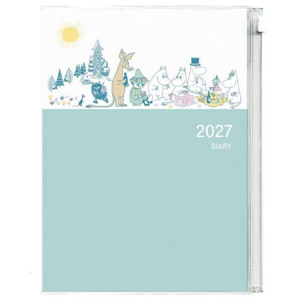 商品の特徴 仕事やプライベート、ご家族の予定などを色分けしてスマートに管理できる、2027年版A5ファミリーダイアリーです。 大きめサイズの月間スケジュール枠は用途ごとに予定を書き分けやすく、家族全員のスケジュール把握にも最適。 毎月たっぷり書き込めるToDoリストやメモページに加え、イベントリストや医療費の記録など、ご家庭での使いやすさを追求した充実の本文内容（全72ページ・4色印刷）です。 2026年12月〜2028年3月終わりまで学年末の予定もしっかり管理できます。 カバーにはペンホルダーやカードポケットのほか、内側に配置されたジッパーポケットを搭載。 レシートやハガキ（A6サイズ・A4四つ折りサイズ）などを外から見えずにスッキリ収納できるため、プライバシー面も安心です。 サイズ ◇本体サイズ：H220×W165×D6mm ◇本文サイズ：H210×W148mm（A5サイズ） 商品詳細 ◇本文：72頁(4色印刷) ◇マンスリーページ：見開き1ヶ月（2026.12〜2028.3）／祝日表記＝日本語、六曜・月の満ち欠け付き ◇収録内容：扉、イヤーカレンダー、イヤリープラン、マンスリースケジュール、各月TO DOリスト、各月メモ、横罫メモ、イベントリスト、医療費の記録、緊急連絡先 ◇表紙仕様：透明PVCカバー（ジッパーポケット、ペンホルダー、ポケット付き） ◇製本仕様：糸かがり製本 ◇日本製 ◇YDD-853-747・YDD-853-754の2種類の本文は同じページ内容になります 注意事項 ※商品画像は、実際の商品と色味が多少異なる場合もございます。また、掲載上各画像内の縮尺は同一ではありません。予めご了承ください。 【2026年 令和8年 スケジュール帳 日記 手帳 ダイアリー Diary hallmark】 ▼ ホールマーク2027年ファミリ手帳はこちらから選べます ▼ A5ファミリー ミッキー A5ファミリー プーさん A5ファミリー スヌーピー 仲間と手紙 A5ファミリー スヌーピー 兄弟とキャンプ A5ファミリー ムーミン選択中 A5ファミリー リトルミイ A5ファミリー ミニオン ホールマーク2027年ダイアリーすべて見る＞【商品名】2027年ダイアリー 手帳 ホールマーク A5 ファミリーダイアリー YDD-853-747 (HD-05) ムーミン マンスリー 2026年12月始まり 家族の予定を色分け管理！ジッパーポケット付A5手帳 ▼ ホールマーク2027年ファミリ手帳はこちらから選べます ▼ A5ファミリー ミッキー A5ファミリー プーさん A5ファミリー スヌーピー 仲間と手紙 A5ファミリー スヌーピー 兄弟とキャンプ A5ファミリー ムーミン選択中 A5ファミリー リトルミイ A5ファミリー ミニオン ホールマーク2027年ダイアリーすべて見る＞