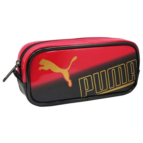 プーマ PUMA/プーマ エナメルスクエアペンケース レッド PM135RD クツワ