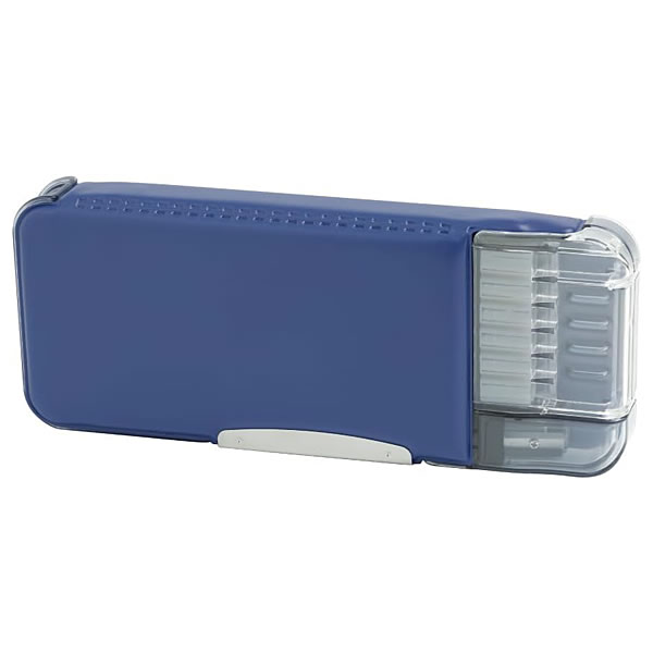 Rakuten - ソニック えんぴつチェック 両面筆入 Wシート補強 うかサポ ネイビー FD-8445-K うっかりをサポート SONIC