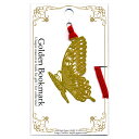 金のしおり 蝶 A011 フォトエッチング 24金メッキ ギフトやコレクションに Golden Bookmark 東洋精密工業