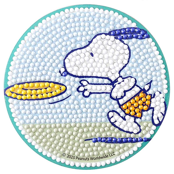 ビーズキット ダイヤモンドフィックスコースター スヌーピー フリスビー DFCS-PN008 東京交易