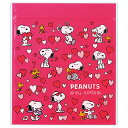 スヌーピー ジッパーバッグ LOVE/愛おしむ 1柄5枚入 EKW-841-362 (A-0) 大きめサイズ Peanuts All Good ホールマーク