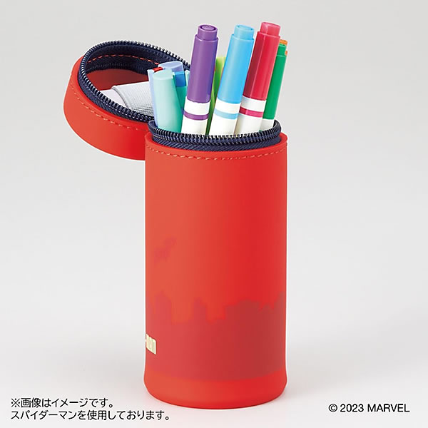 リヒトラブ マーベル スタンドペンケース ヴェノム MV-7712-102 MARVEL VENOM ペンスタンドになるペンケース Lihit lab horiman-10125575 芦屋の文房具店 あしや堀萬昭堂 サンプル画像3