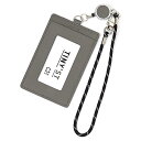 【10%OFF】 タイニスト リール付パスケース チャコールグレー NP1075N レイメイ藤井 自分らしくミニマルライフを愉しむ心地よい手触りの本革製小物