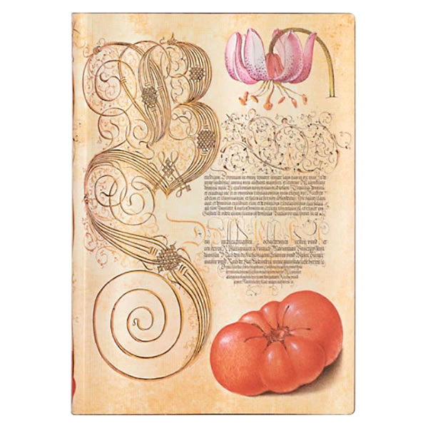 paperblanks ペーパーブランクス ノートブック Flexis ミディ（MIDI）サイズ FB9348-0 百合＆トマト ソ..