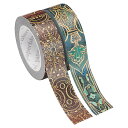 paperblanks ペーパーブランクス 和紙テープ(幅15mm×長さ10m)2巻セット ファースト・フォリオ&ターコイズ PA9418-0 2種類のデザイン...