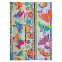 paperblanks ペーパーブランクス ノートブック ミディ(MIDI)サイズ PB7246-1 ハミングバード&バタフライ ハードカバー マグネット式 144頁 罫線(3)