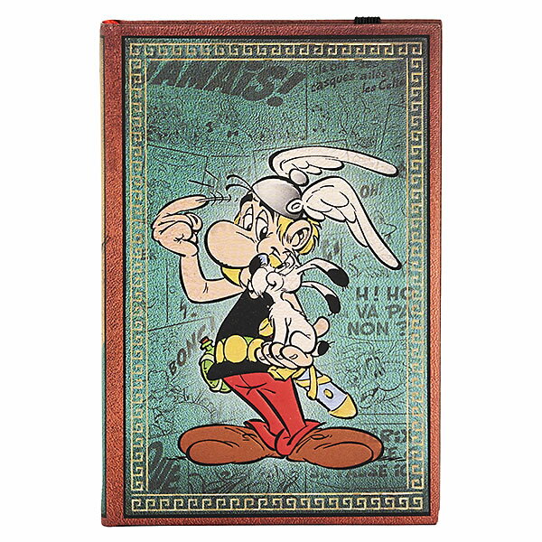 Rakuten - paperblanks ペーパーブランクス ノートブック ミニ（MINI）サイズ PB9701-3 Asterix the Gaul ハードカバー ゴムバンド 176頁 罫線