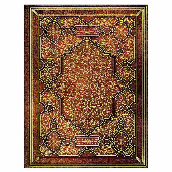 paperblanks ペーパーブランクス ノートブック ミディ（MIDI）サイズ PB9788-4 アイアンホース ハードカバー ゴムバンド 144頁 罫線