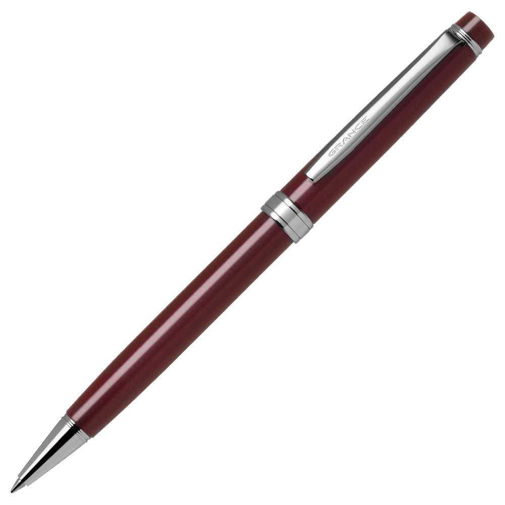 PILOT パイロット 油性ボールペン グランセ/GRANCE 0.7mm（細字） レッド BGRS-17-R ノック式 名入れ可（レーザー空彫）