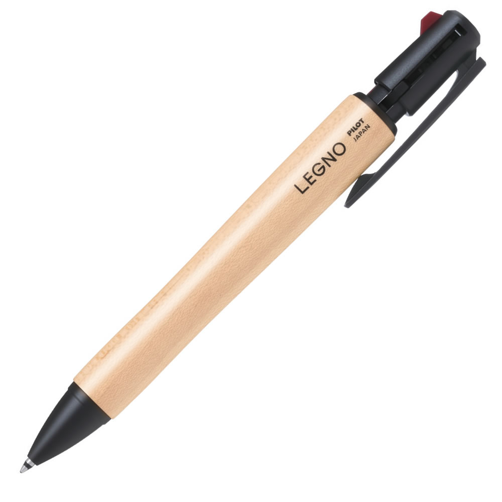 Rakuten - PILOT パイロット 多機能ペン レグノ2+1（ツープラスワン） 0.7mm（黒・赤）＋0.5mm（シャープ） モクメ BKHLE-2SK-M スライドレバー式 名入れ可（レーザー彫刻）
