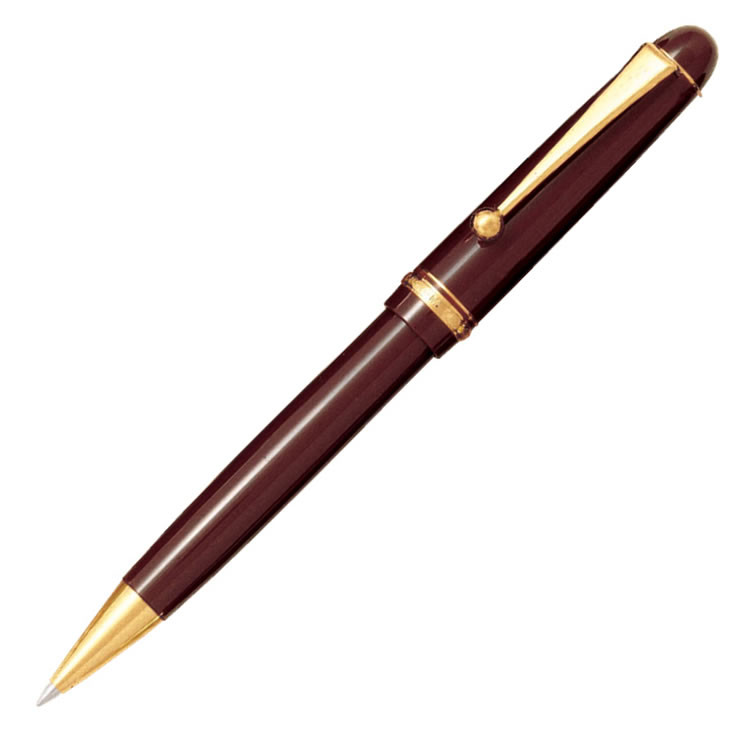 PILOT パイロット 油性ボールペン カスタム74 0.7mm（細字） ディープレッド BKK-500R-DR キャップスライド式 名入れ可（機械彫刻） ペンシース付 CUSTOM74