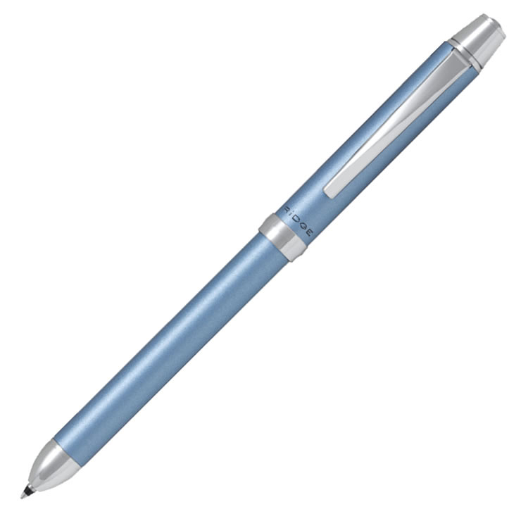 Rakuten - PILOT パイロット 多機能ペン 2+1（ツープラスワン）リッジ 0.7mm（黒・赤）＋0.5mm（シャープ） ライトブルー BTHR-3SR-LB 回転＆ノック式 名入れ可（レーザー彫刻） RiDGE