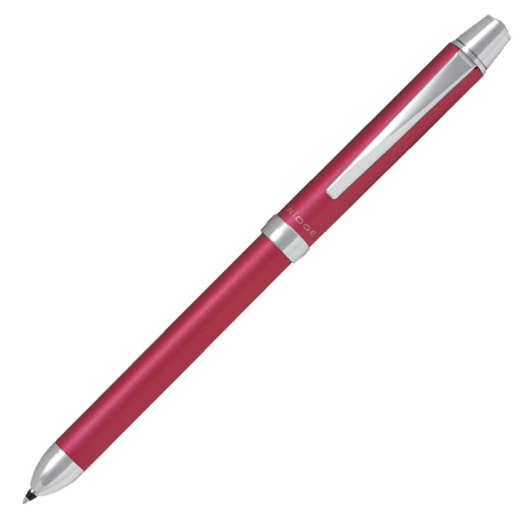 Rakuten - PILOT パイロット 多機能ペン 2+1（ツープラスワン）リッジ 0.7mm（黒・赤）＋0.5mm（シャープ） ピンク BTHR-3SR-P 回転＆ノック式 名入れ可（レーザー彫刻） RiDGE
