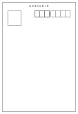 ● 白壁の小径　「 アラカルト・ポストカードのみ」 絵はがき・ポストカード　【メール便OK】 2