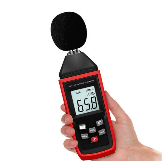 デジタル騒音計 デシベル計 ノイズ測定器 デジタルサウンドレベルメーター 手軽に音圧測定 騒音レベル測定 騒音計 マイク 30-130db 最大/最小値保持 電池付きません