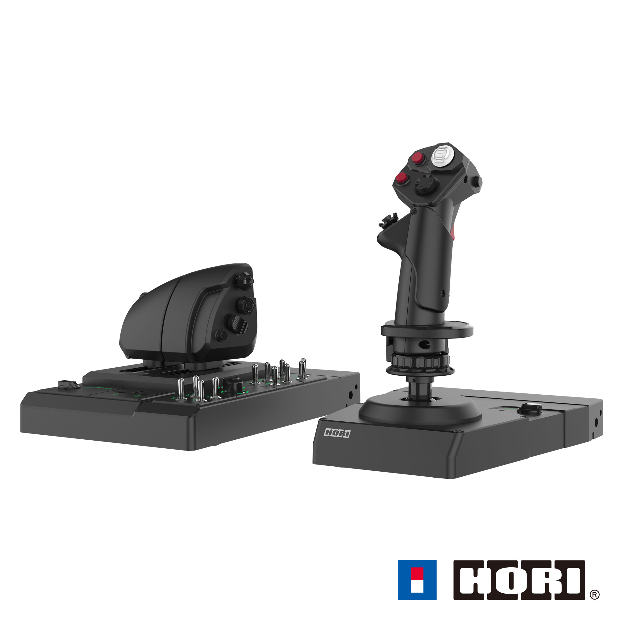 HORI HOTAS Flight Control System & Mount for PC ( Windows 11 / 10 )