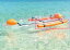 クリアカヤック専用　サイドフロート　オレンジ　浮き輪　送料無料（沖縄、離島など除く）