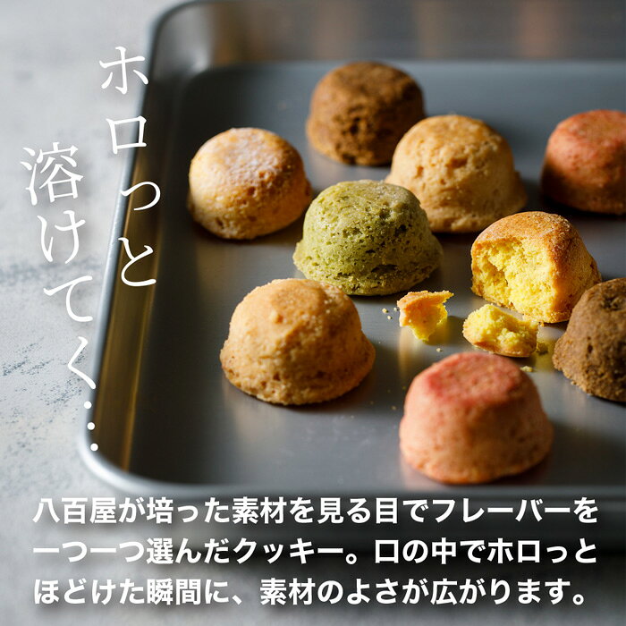 HORITAフルーツオンラインショップのHorita205 八百屋のOYATSU ホロっとなるクッキー〈アソートセット32個入り〉 32個入り（4個×8パック） 1箱｜アングル2