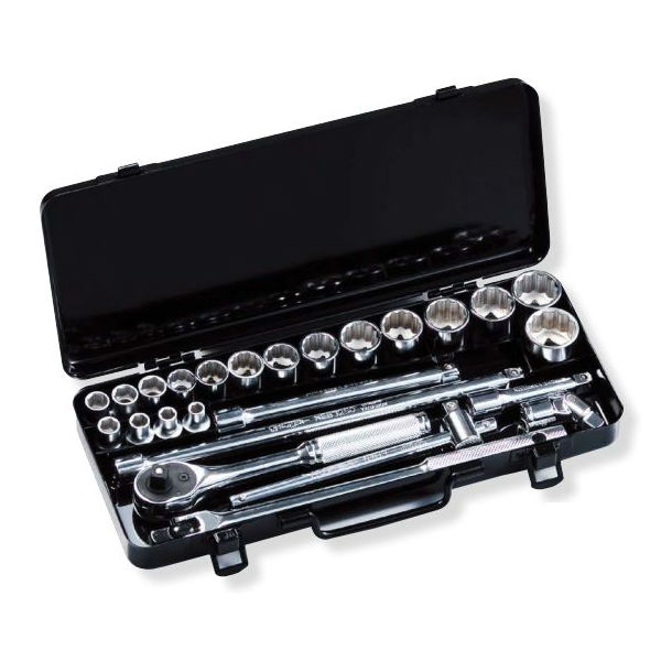 ソケットレンチセット 作業 自動車 一般機器 バイク 整備 差込角 9.5mm (3/8) スーパーツール　N318S