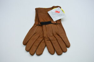 鹿革ガントレットグローブ/シンサレート冬用★BROWN(ブラウン)