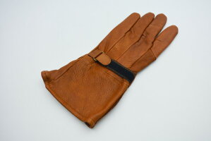 鹿革ガントレットグローブ/シンサレート冬用★BROWN(ブラウン)