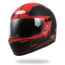 フルフェイス へルメット バイク VANSON コラボ マット ブラック レッド ホワイト M～XL HORIZON HELMETS HVXXR-01