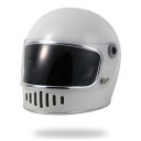 フルフェイス へルメット バイク ビンテージ ホワイト メンズ レディース S～XL HORIZON HELMETS LAMP