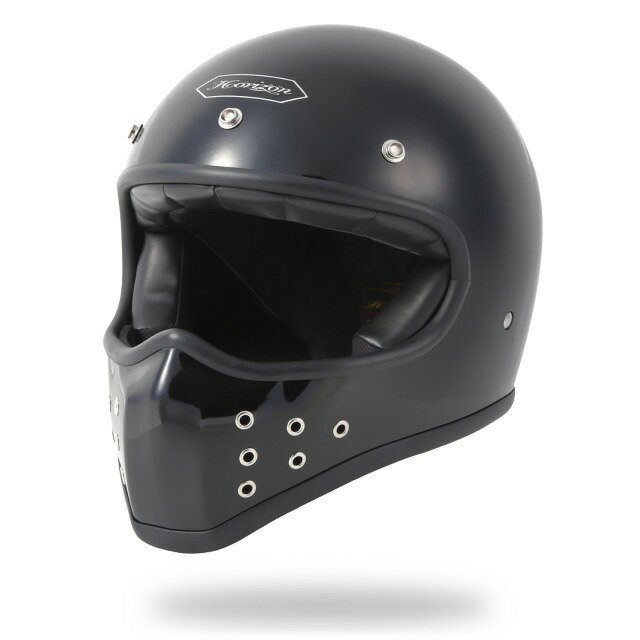 オフロード へルメット フルフェイス バイク ブラック S～XL HORIZON HELMETS MX-H4