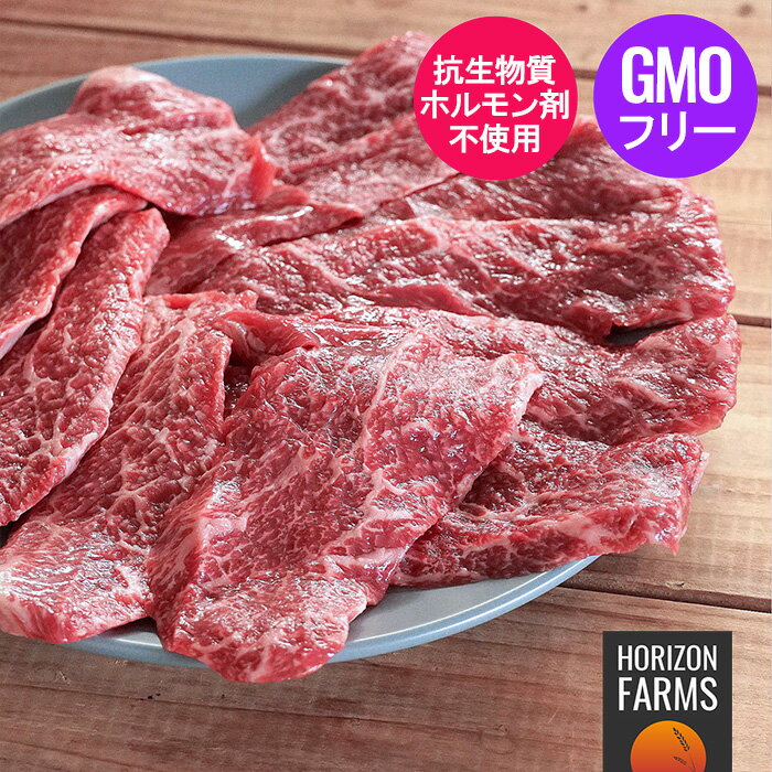 最高品質 牛肉 上カルビ 焼肉用 スライス 300g 無農薬 グレインフェッドビーフ ホルモン剤不使用 抗生物質不使用 遺伝子組換え飼料不使用 バーベキュー