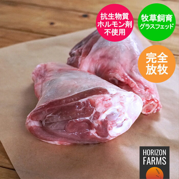 ニュージーランド産 高品質 ラム肉 シャンク すね肉 600g グラスフェッド フリーレンジ 放牧 ホルモン剤不使用 抗生物質不使用