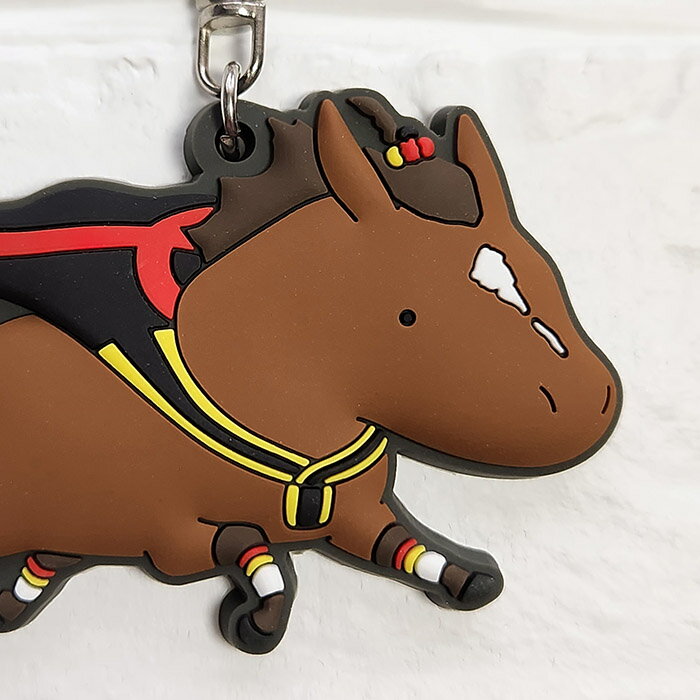 リバティアイランド ぷっくりラバーキーホルダーjajaumant ラバーホースコレクション　Liberty　IslandRubber Horse Collection for Horse Loversイラスト作家：白沖ケイ 2