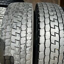 中古タイヤ　中古　225/80R17.5　123/122L　YOKOHAMA　710R　ミックスタイヤ　オールシ－ズンタイヤ　225/80/17.5　2本　トラックタイヤ　中古　タイヤ 　【2021年製造】