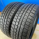 中古タイヤ　中古　225/50R18　中古　スタッドレスタイヤ　ダンロップ　WINTER　MAXX　WM02　225/50/18　2本セット　中古　タイヤ　【送料無料】　【中古】