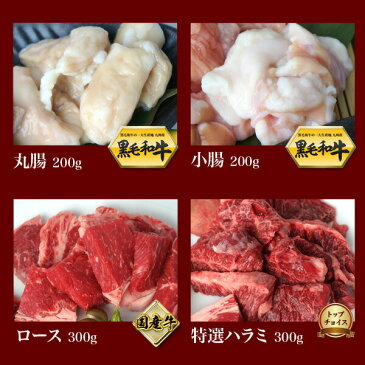 送料無料 ダブルコラーゲン バーベキューセット 小腸 丸腸 入り 3、 4人前 1kg | バーベキュー 肉 セット 子供 焼肉 焼肉セット 焼き肉 ホルモン 牛ホルモン 国産 黒毛和牛 牛肉 ロース シロコロホルモン ハラミ ギフト お歳暮 出産祝い 内祝い 結婚祝い 肉セット