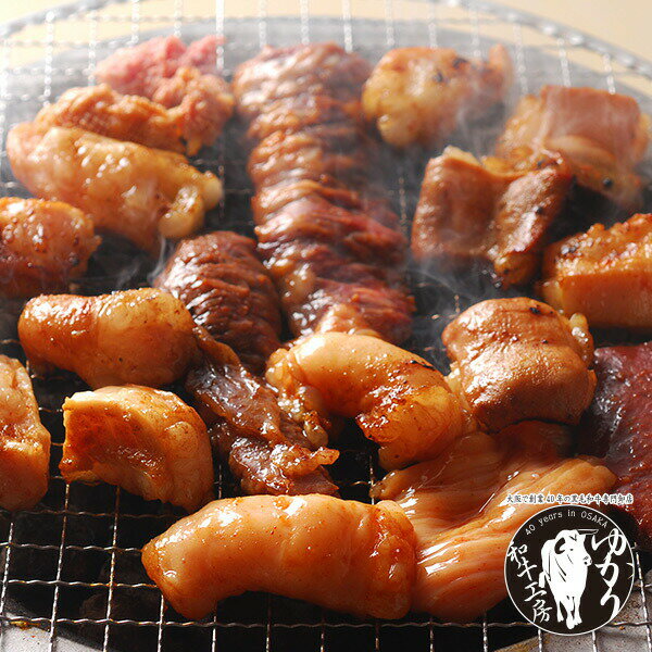 ハラミ ホルモン BBQ 焼肉 バーベキュー セット 新鮮上ホルモン得得セット 2～3人前 たれセット付 【得々】のサムネイル