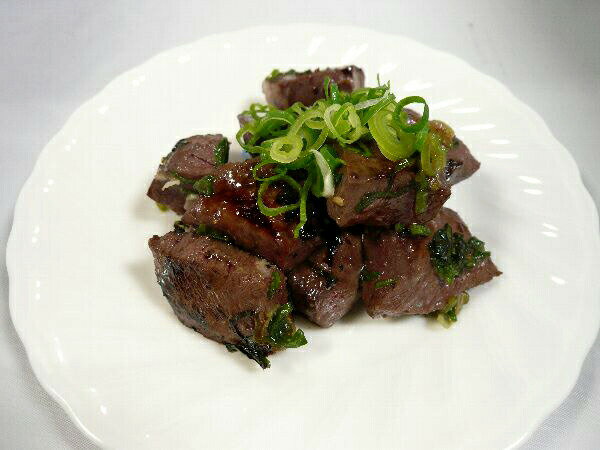 お試し ハツ ホルモン BBQ 焼肉 焼き肉 A5 宮崎県産 黒毛和牛 国産 和牛 ハートのサイコロ ねぎ塩味付け 100g ハート【ねぎハツ100】 3