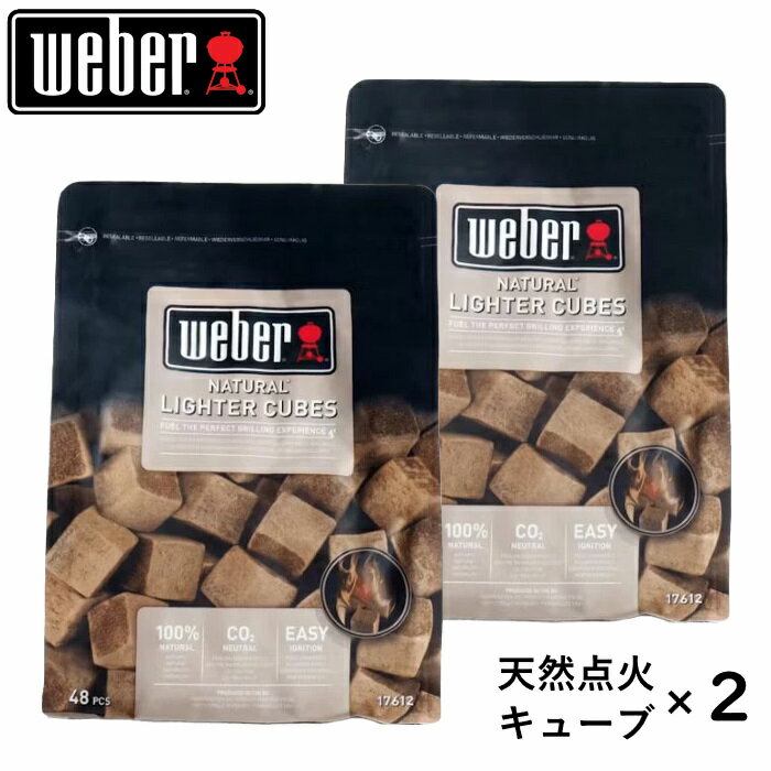 Weber(ウェーバー) 天然点火キューブ　2個セット 17612