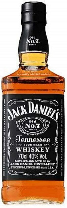 JACK DANIEL'S ジャックダニエル ブラック 700ml カートンなし テネシー ウィスキー 40% アメリカ